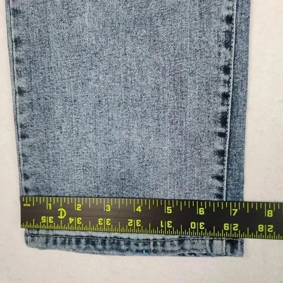 Buffalo David Bitton Mens Jeans Straight Six Stretch Size 34x34 Blue Distressed - Picture 16 of 16